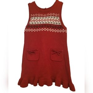 Crazy8 Fairisle sweater dress 3Yrs